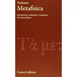 Metafisica. testo greco originale a fronte