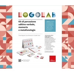 Logolab. kit di percezione uditivo-verbale, memoria e metafonologia. con tavole illustrate, chec...