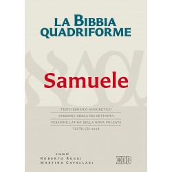 Bibbia quadriforme. samuele. testo ebraico masoretico, versione greca dei settanta, versione latina