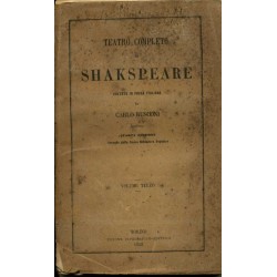 Teatro completo di shakespeare vol 3 4 5 7 shakespeare a cura di carlo rusconi