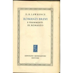 Romanzi brevi e frammenti di romanzo d.h. lawrence