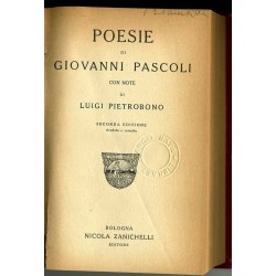 Poesie  con note di Luigi Pietrobono. Seconda ediz